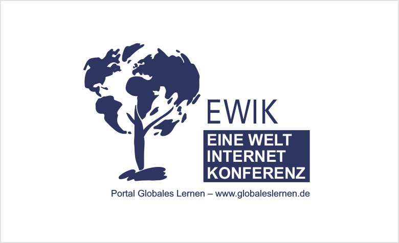 Das Logo der „Eine Welt Internet Konferenz“ (EWIK).