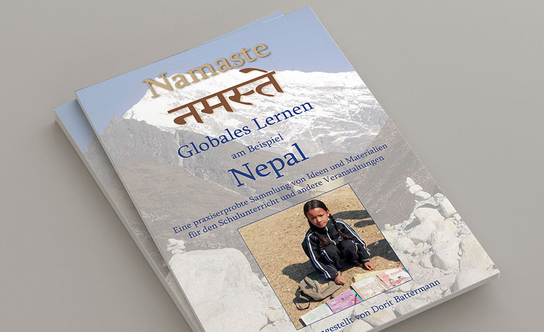 Die Titelseite der Materialiensammlung Namaste - Globales Lernen am Beispiel Nepal