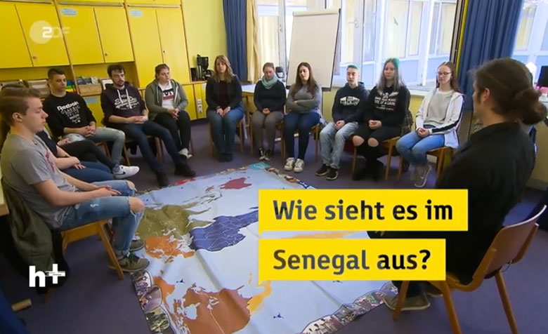 Chat der Welten Projekt zum Thema Stereotype und Vorurteile in den ZDF heute+ Nachrichten.