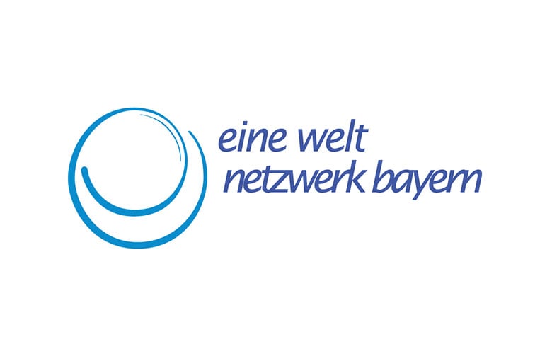 Das Logo des eine Welt Netzwerk Bayern.
